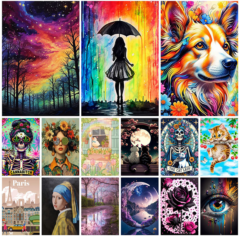 Resin Art Accessories - Diamond Art Painting Kits Embroidery Full