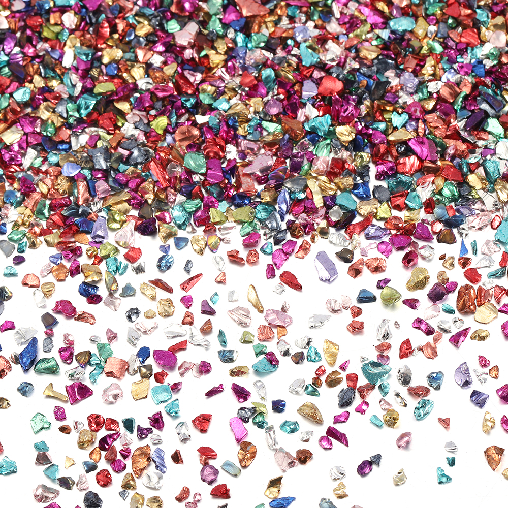 Resin Art Uv Light - 20g Crushed Glass Stones 26 Colors