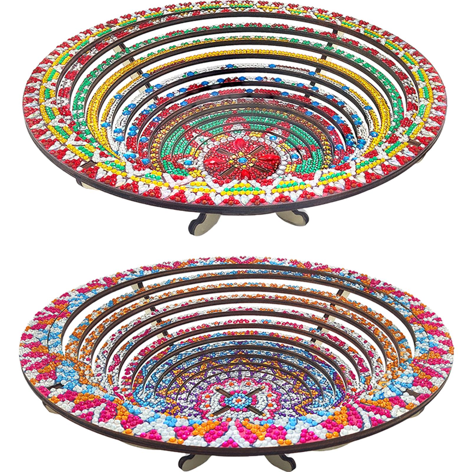 DIY Diamond Painted Wooden Din - Resin Art Wooden Tray reseña y precio