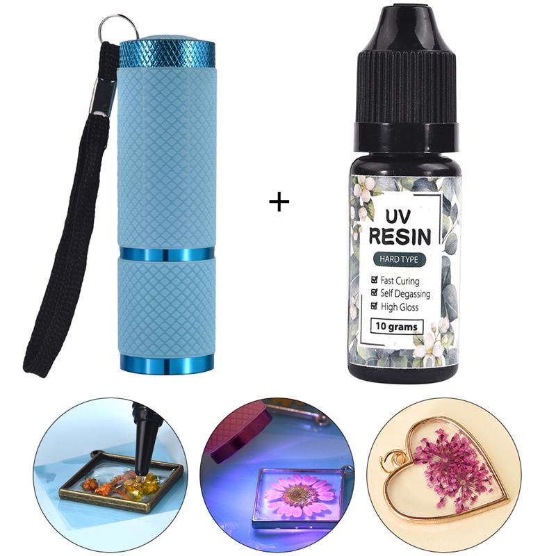 10g 25g Hard UV Resin DIY Fast - Resin Art Uv Light reseña y precio