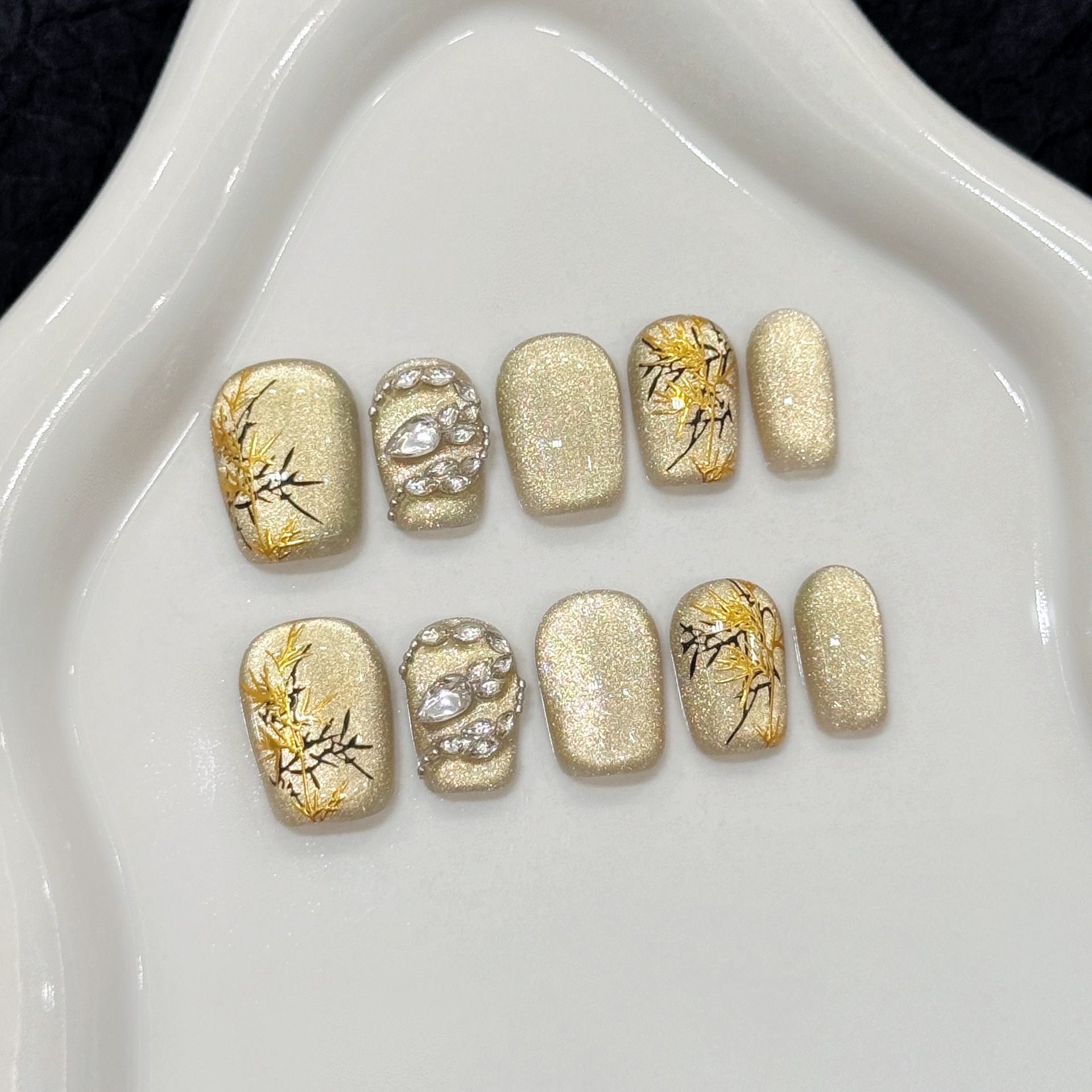 10pcs New Chinese Style Handma - Resin Art Glitter reseña y precio