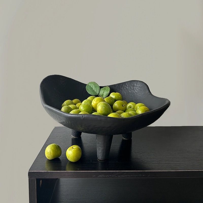 Black Fruit Plate Resin Storag - Resin Art Wooden Tray reseña y precio
