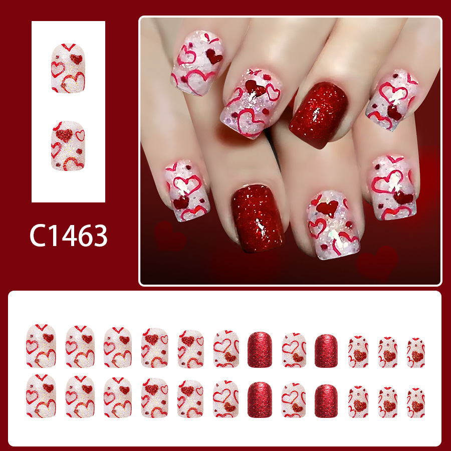 Short Square Glossy Press On N - Resin Art Glitter reseña y precio