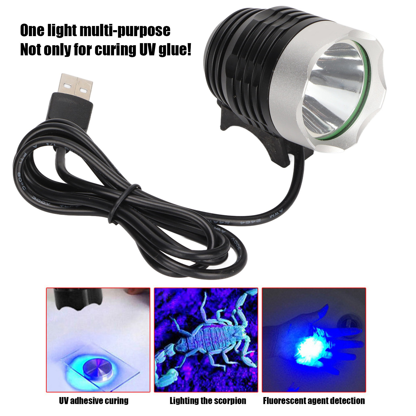 USB Powered 395nm UV Black Lig - Resin Art Uv Light reseña y precio