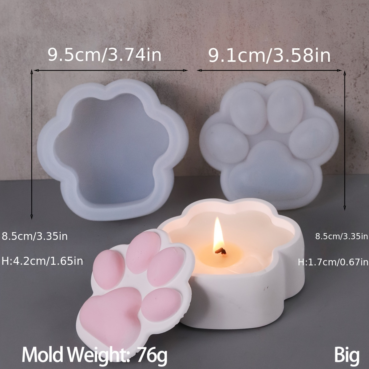 Cat Claw Storage Box Silicone  - Coaster Mold Square reseña y precio