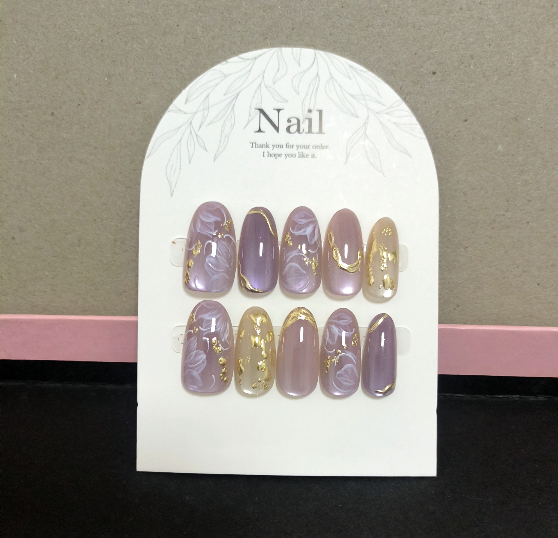 10pcs Handmade Press On Nails  - Resin Art Glitter reseña y precio