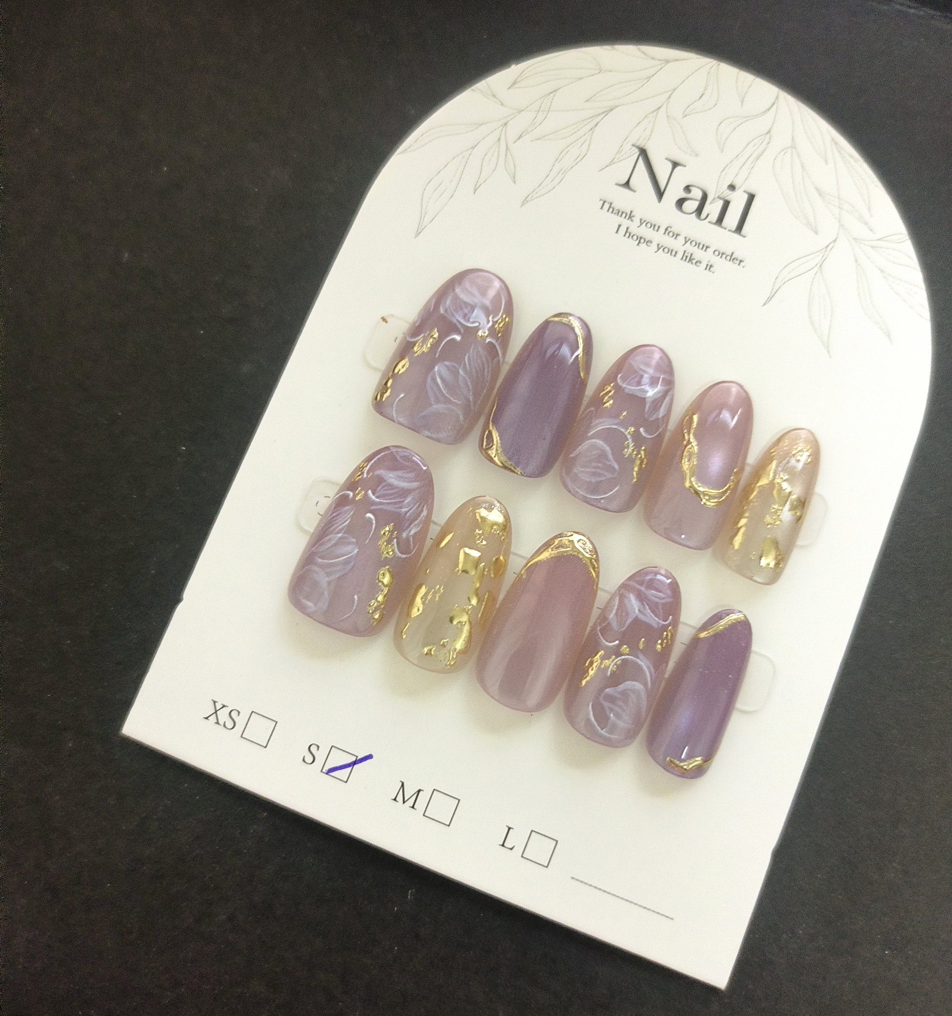 10pcs Handmade Press On Nails  - Resin Art Glitter reseña y precio