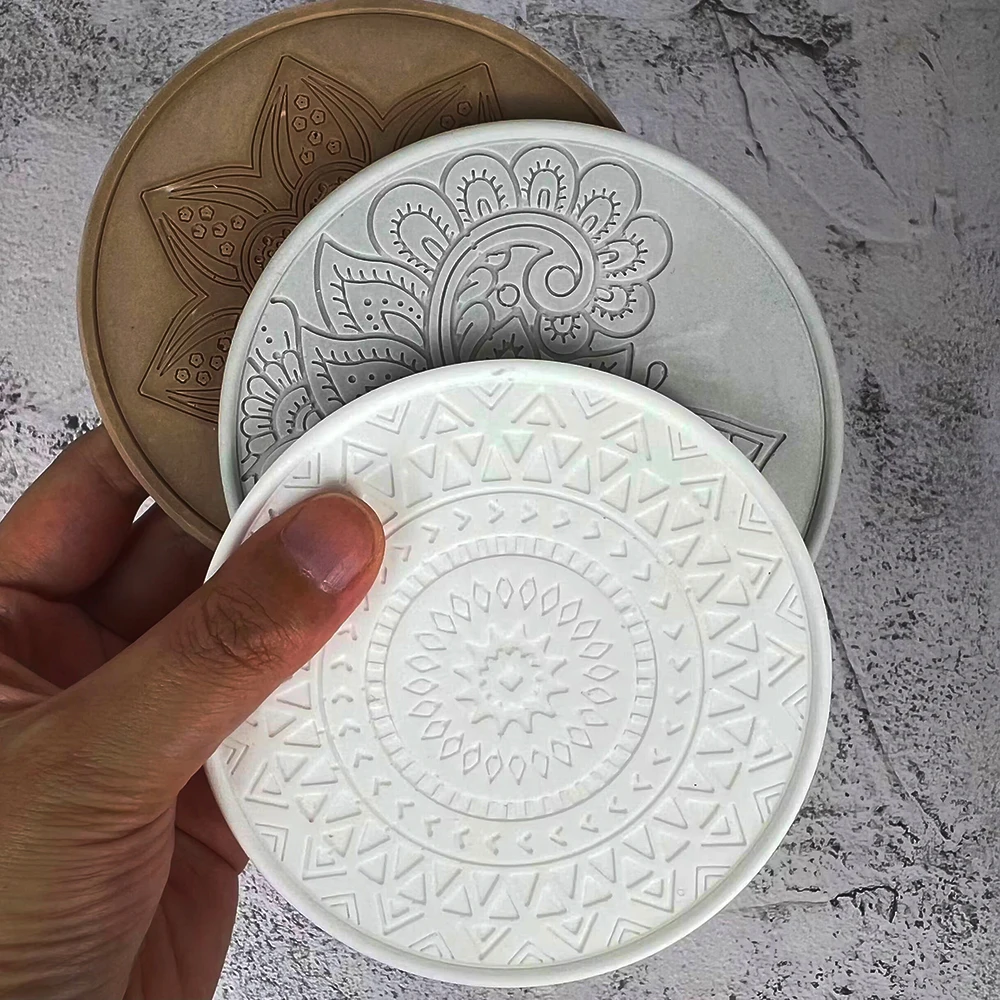 Mandala Round Coaster Resin Si - Coaster Mold Square reseña y precio
