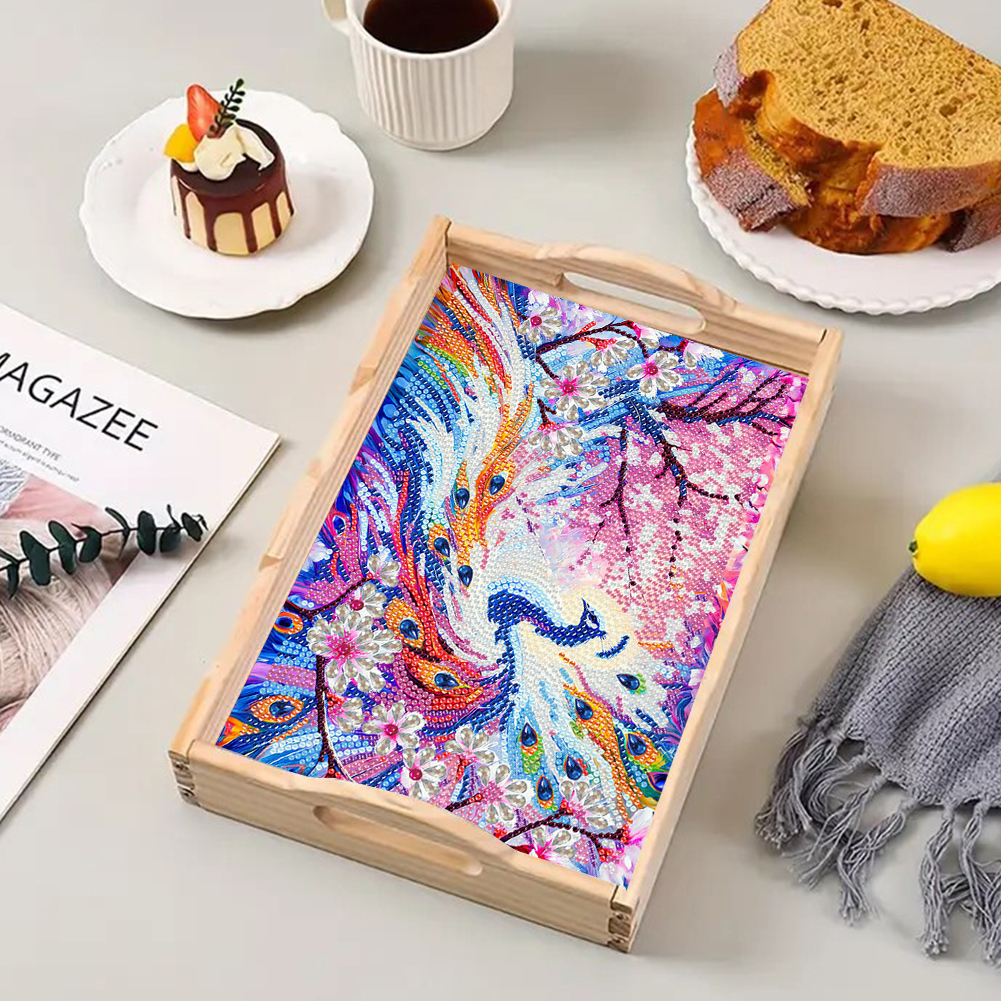 Wooden Beautiful Pattern 5D Di - Resin Art Wooden Tray reseña y precio