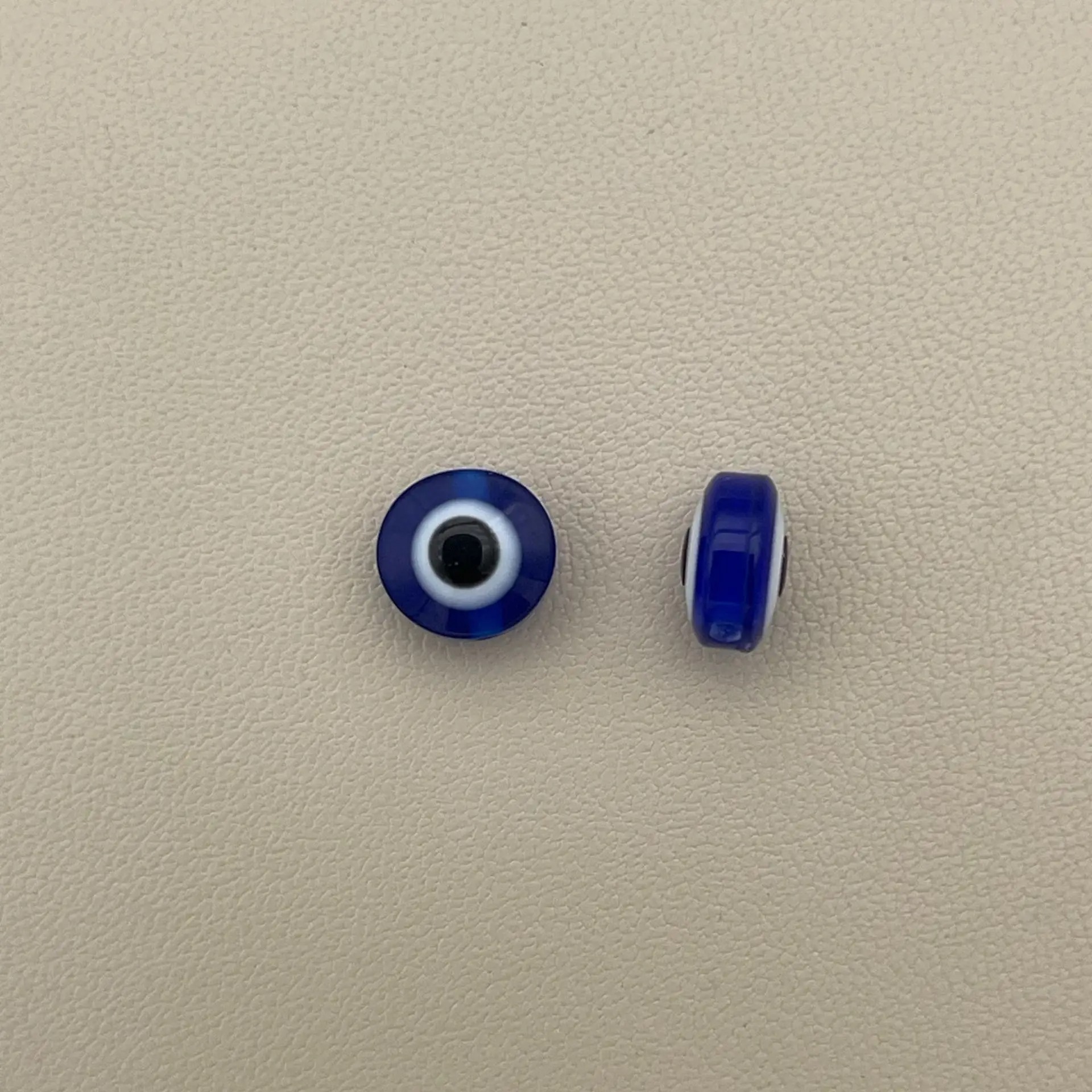 200pcs 8mm Blue Evil Eye Beads - Resin Art Accessories reseña y precio