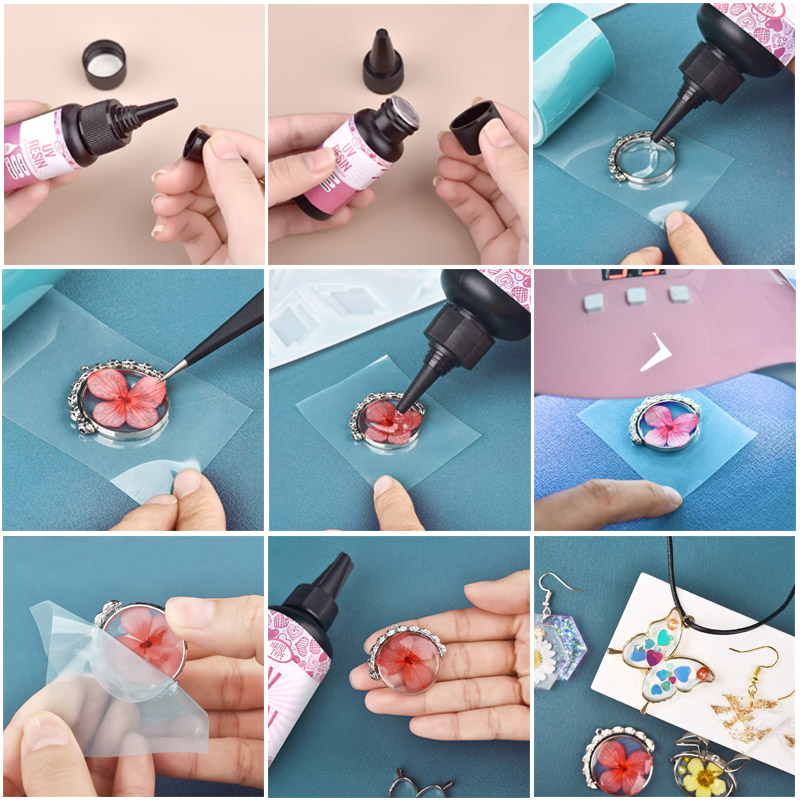 UV Resin Glue Transparent Epox - Resin Art Uv Light reseña y precio