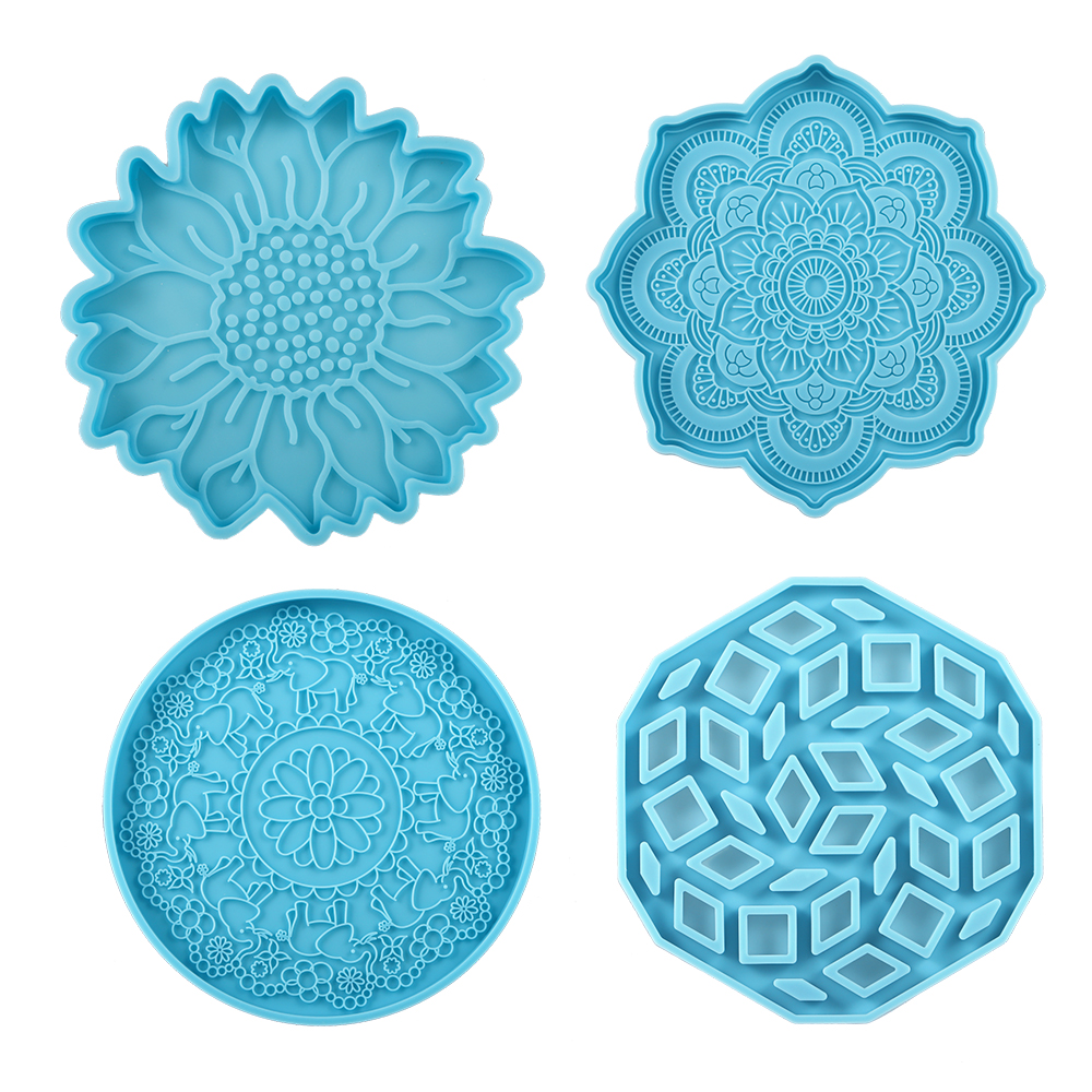 Mandala Coaster Silicone Mold  - Coaster Mold Square reseña y precio
