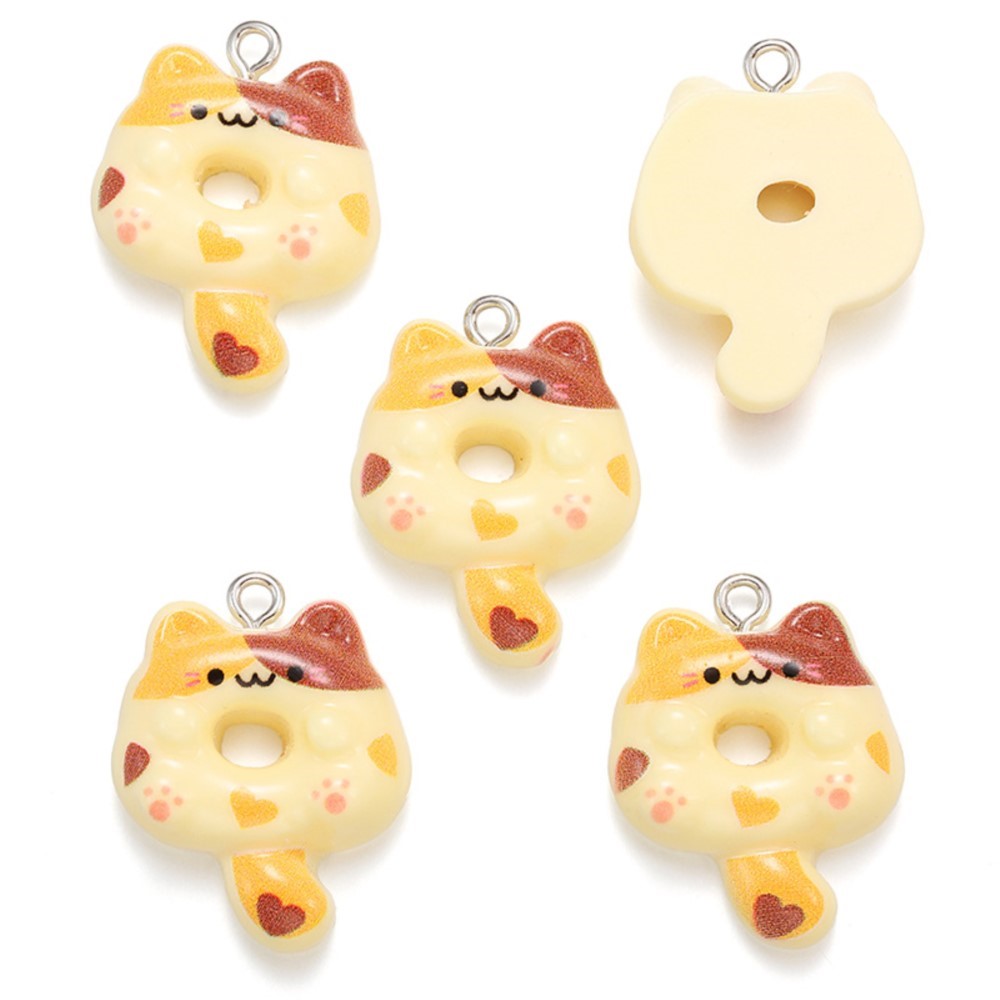 10Pcs Kawaii Cartoon Cat Resin - Resin Art Accessories reseña y precio