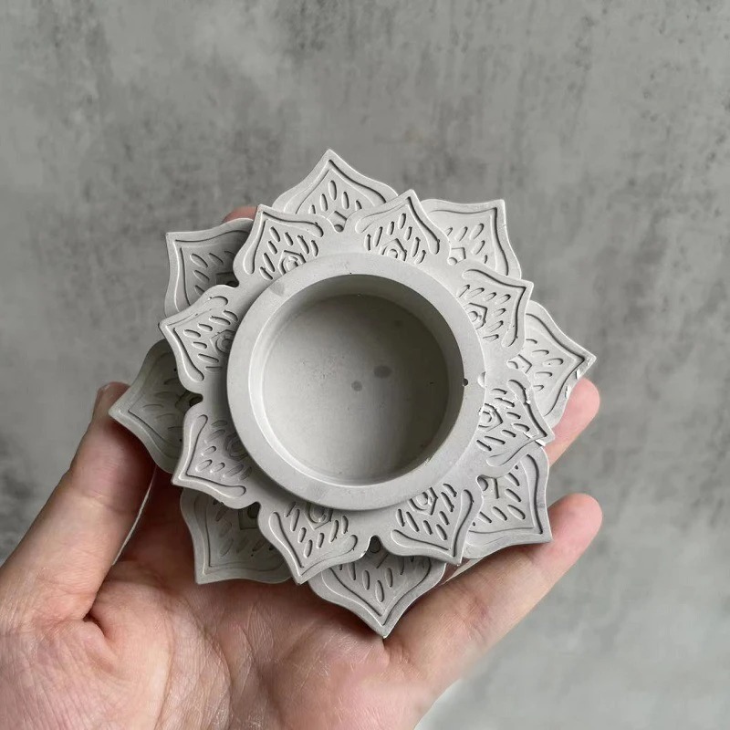 Concrete Candle Jar Silicone M - Coaster Mold Square reseña y precio