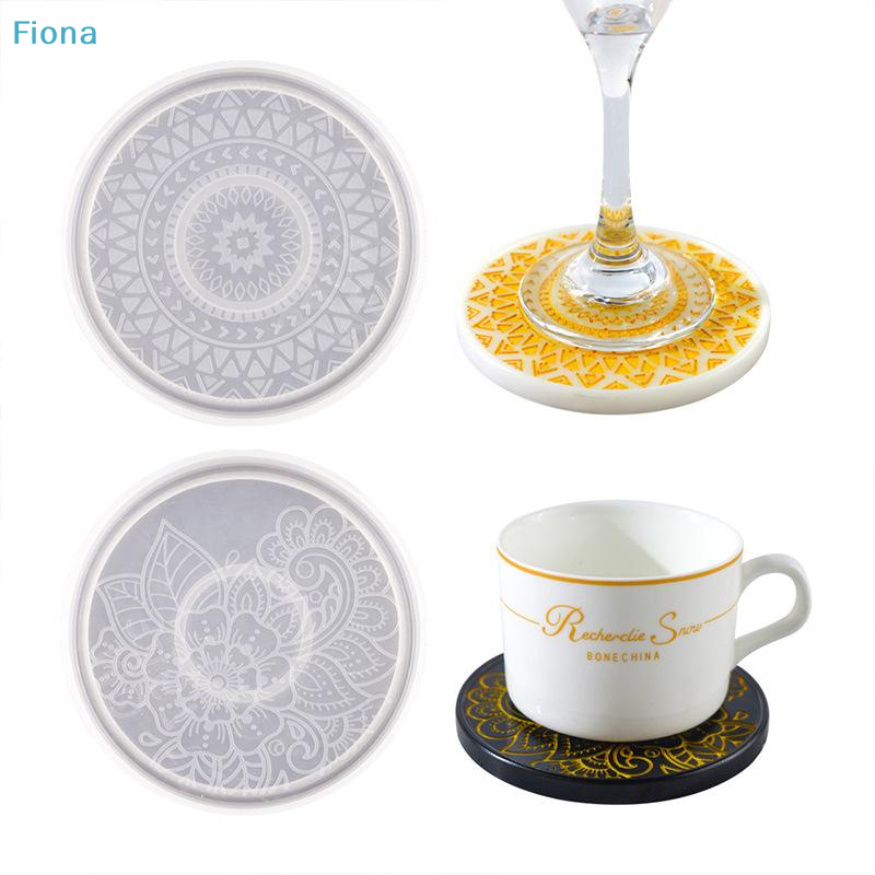 ✔Flower Coaster Silicone Mold  - Coaster Mold Square reseña y precio