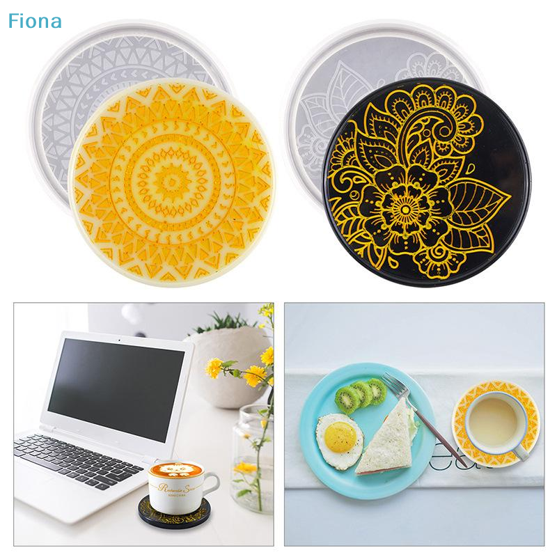 ✔Flower Coaster Silicone Mold  - Coaster Mold Square reseña y precio