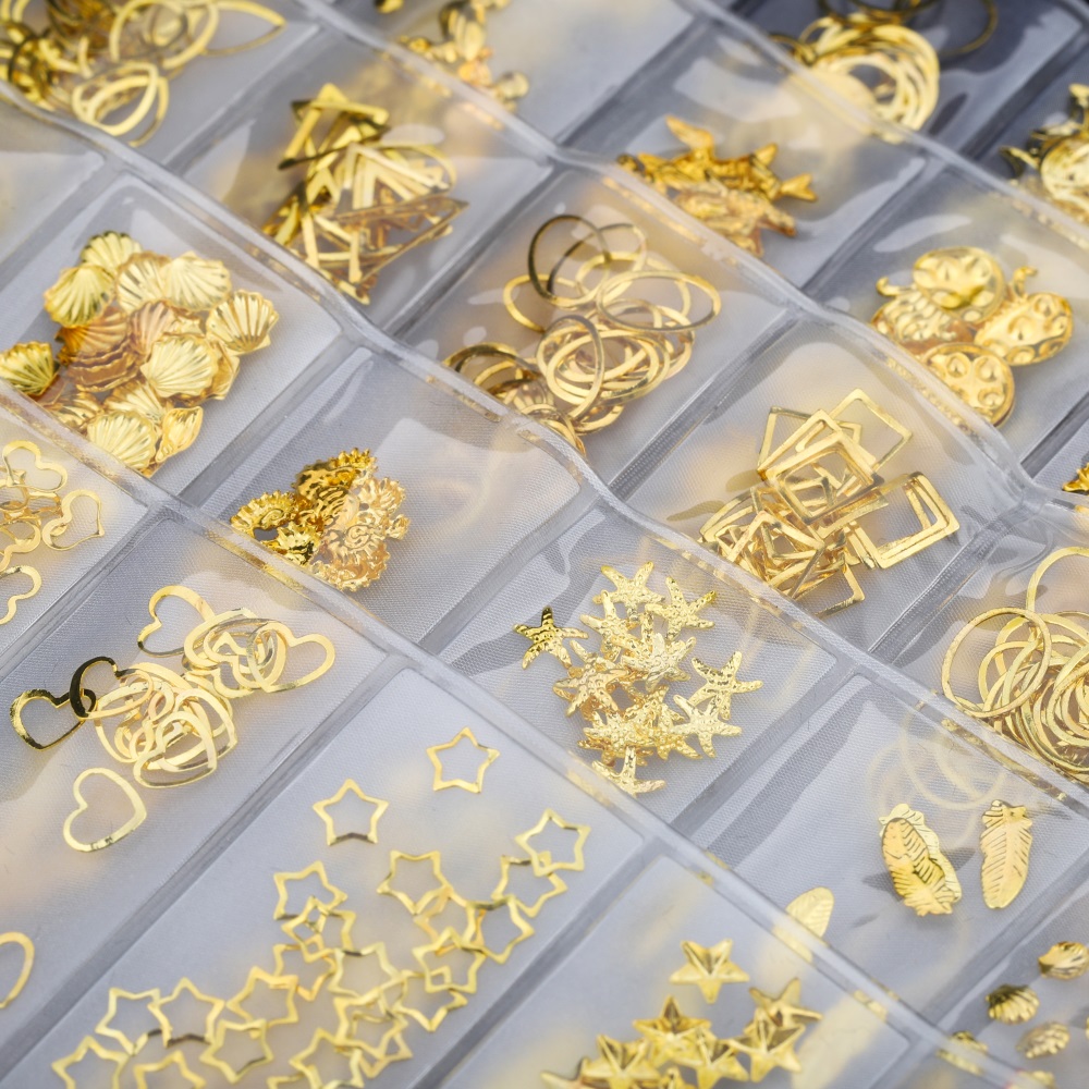 Mix Glitter Metal Frame Gold N - Resin Art Uv Light reseña y precio