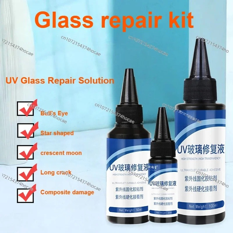 Car Windshield Repair Adhesive - Resin Art Uv Light reseña y precio