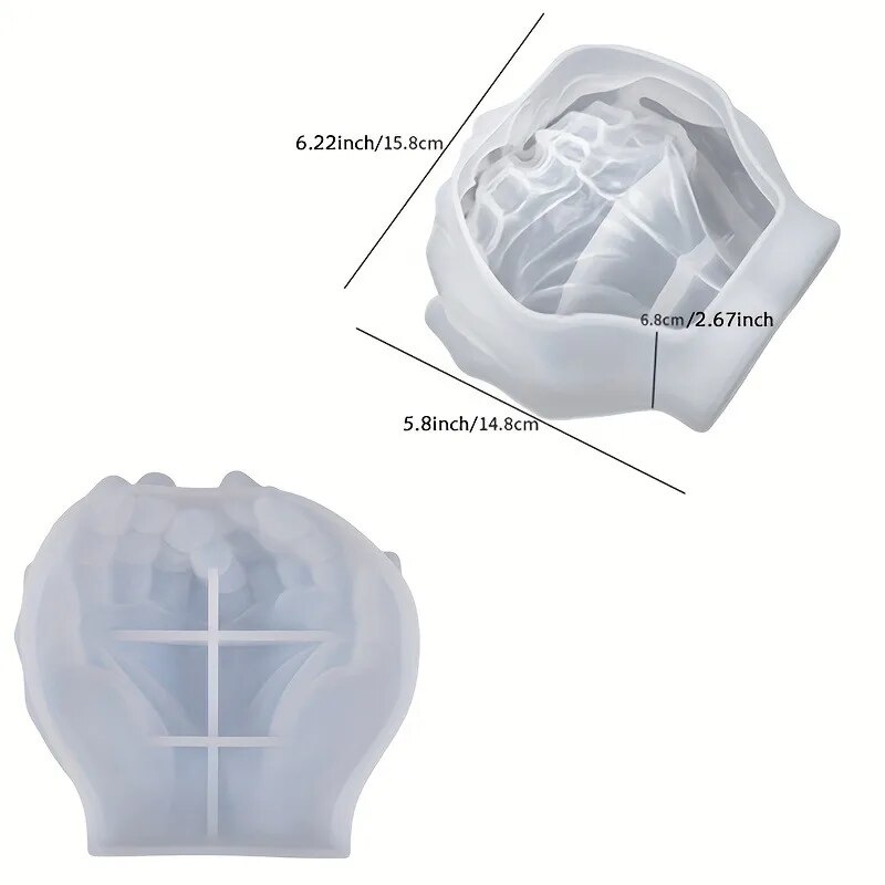1pc Hand Plaster Mold for Resi - Coaster Mold Square reseña y precio