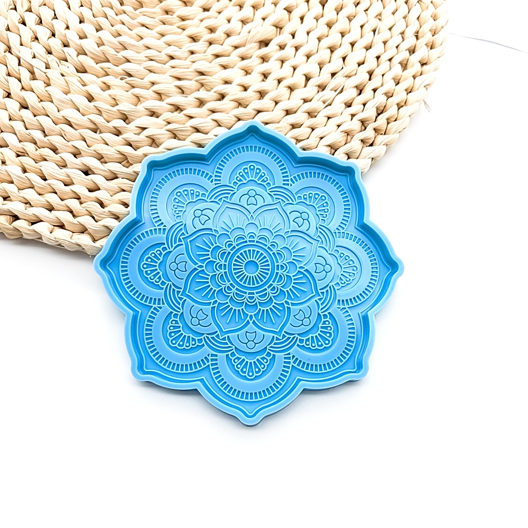 Mandala Coaster Silicone Mold  - Coaster Mold Square reseña y precio