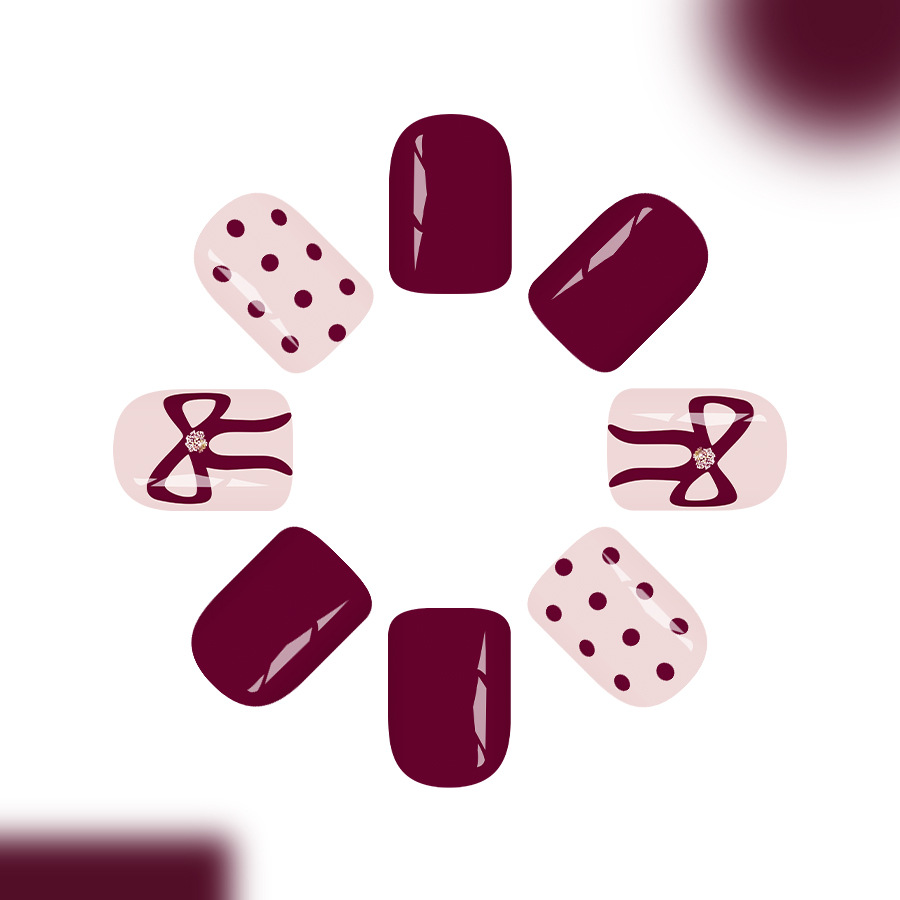 Short Square Press On Nails Gl - Resin Art Glitter reseña y precio