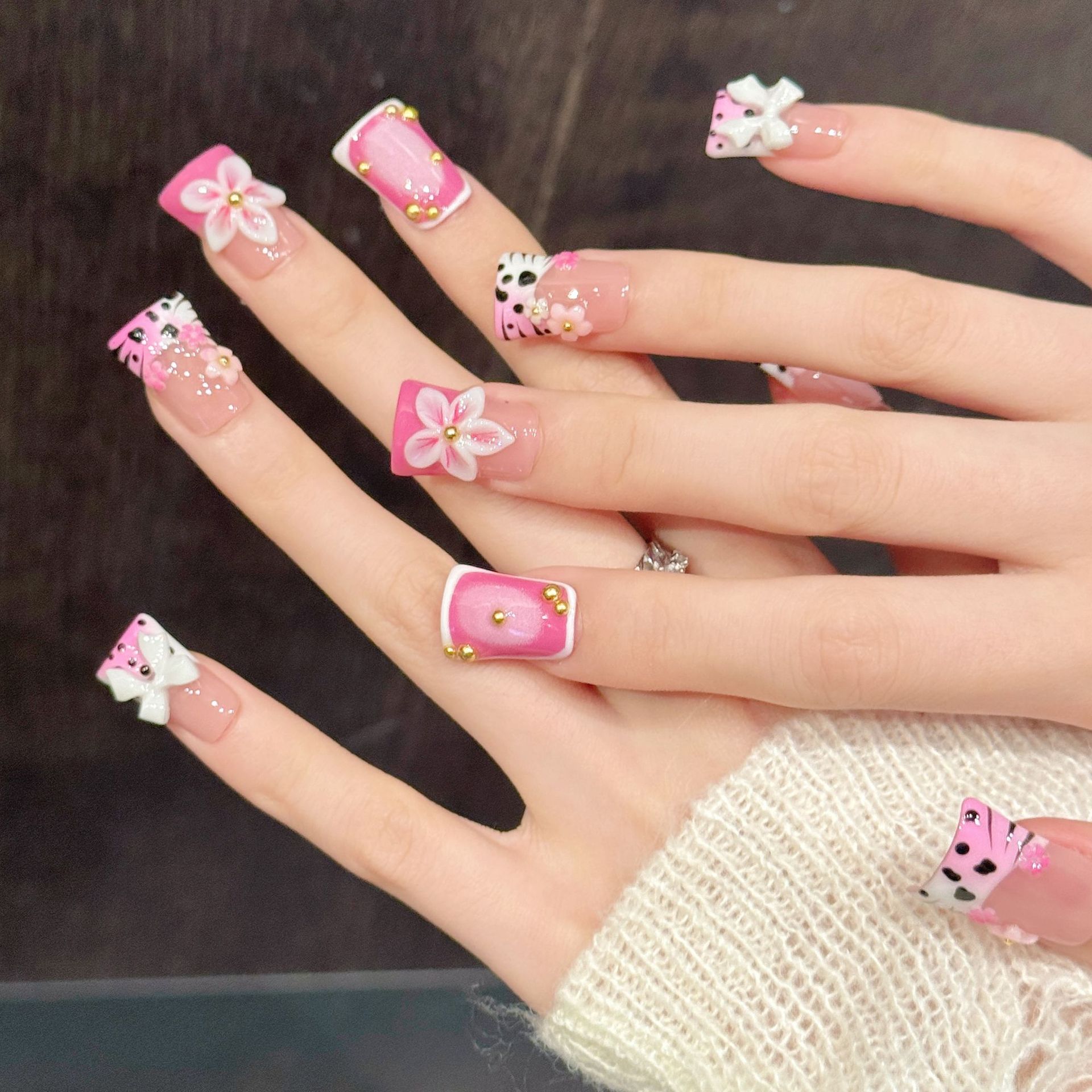 10pcs Pure Hand Pressed Duck N - Resin Art Flowers reseña y precio