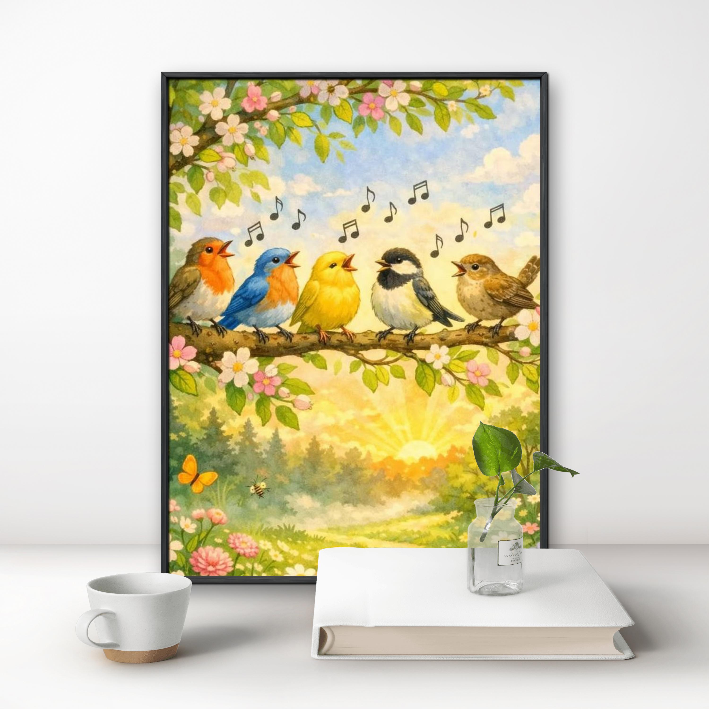 1PC frameless Children's Carto - Resin Art Canvas reseña y precio