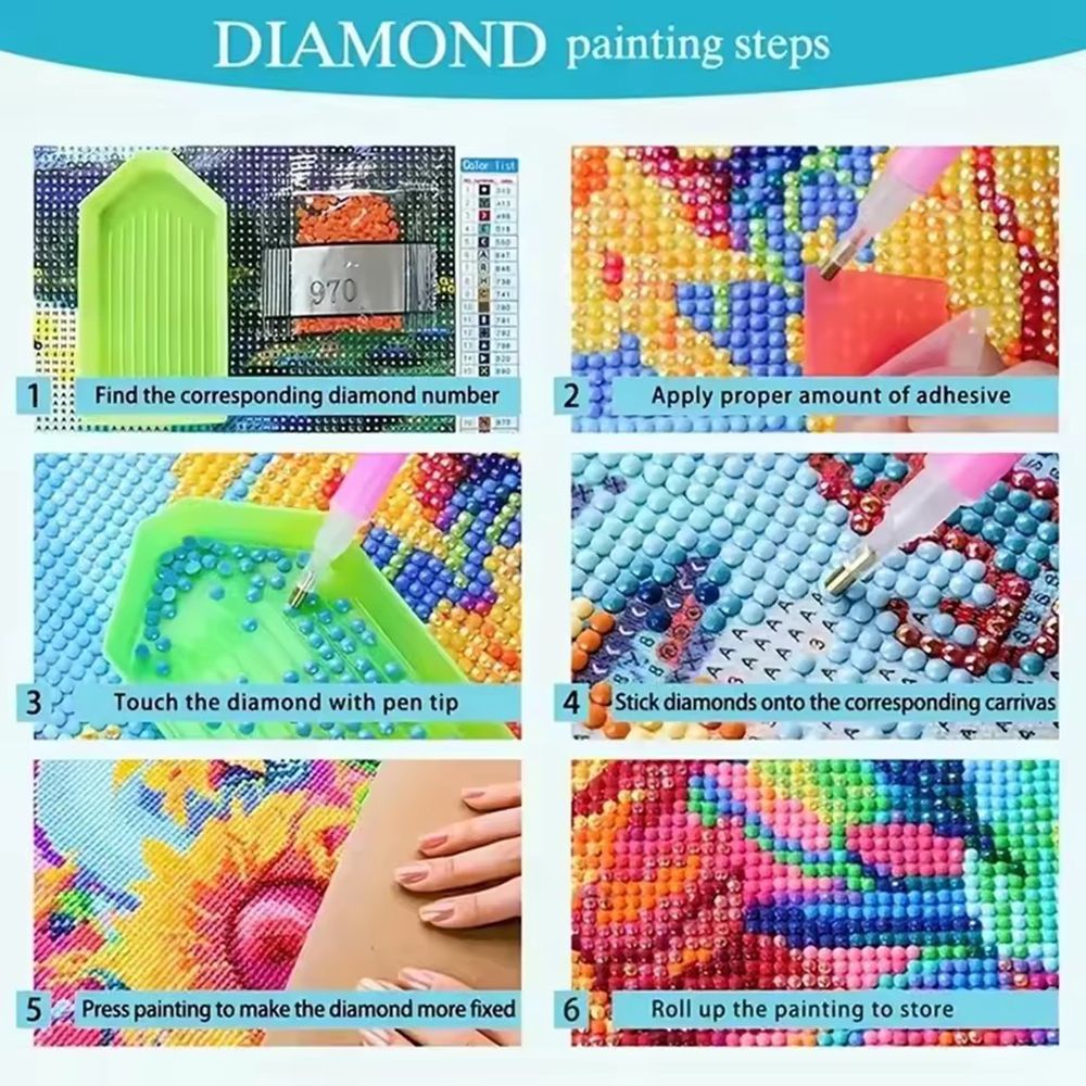 1PC frameless Children's Carto - Resin Art Canvas reseña y precio