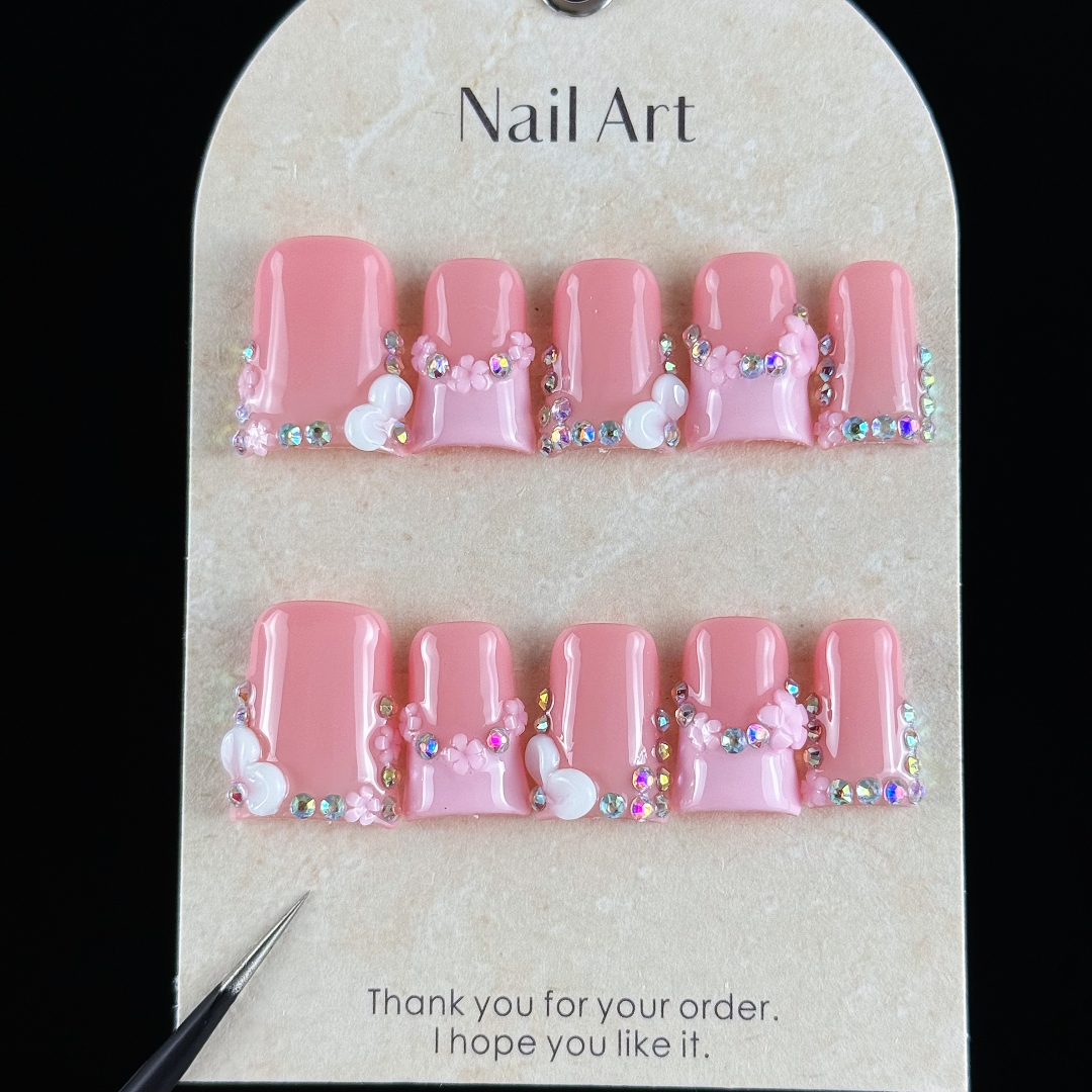 10pcs high-end Pink girl style - Resin Art Glitter reseña y precio