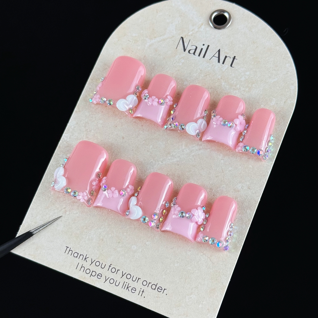 10pcs high-end Pink girl style - Resin Art Glitter reseña y precio