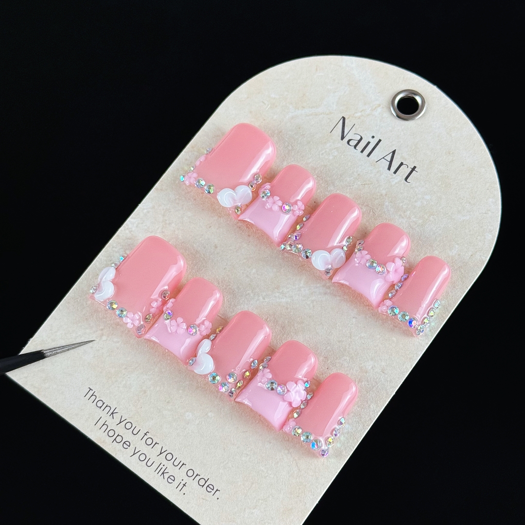 10pcs high-end Pink girl style - Resin Art Glitter reseña y precio