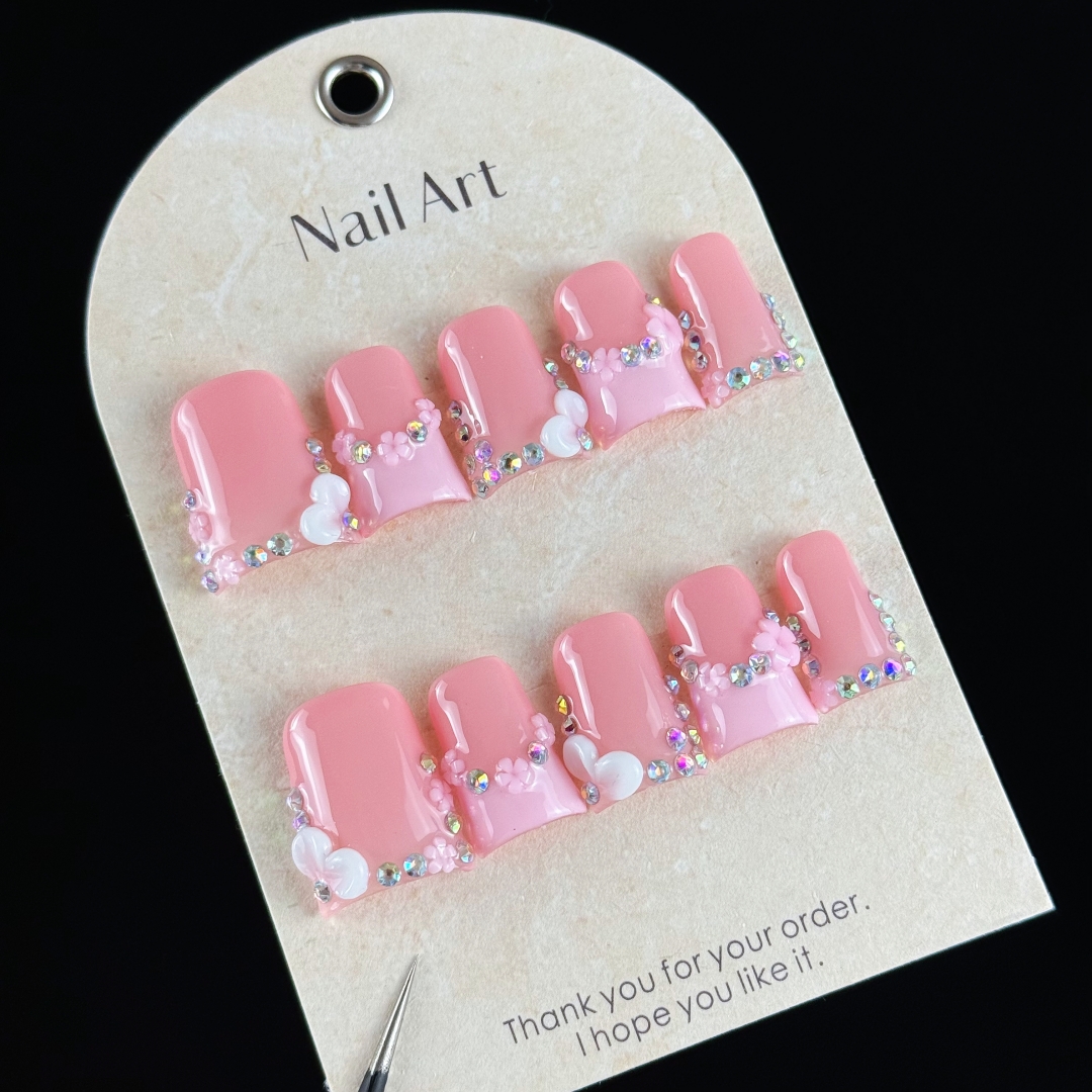 10pcs high-end Pink girl style - Resin Art Glitter reseña y precio