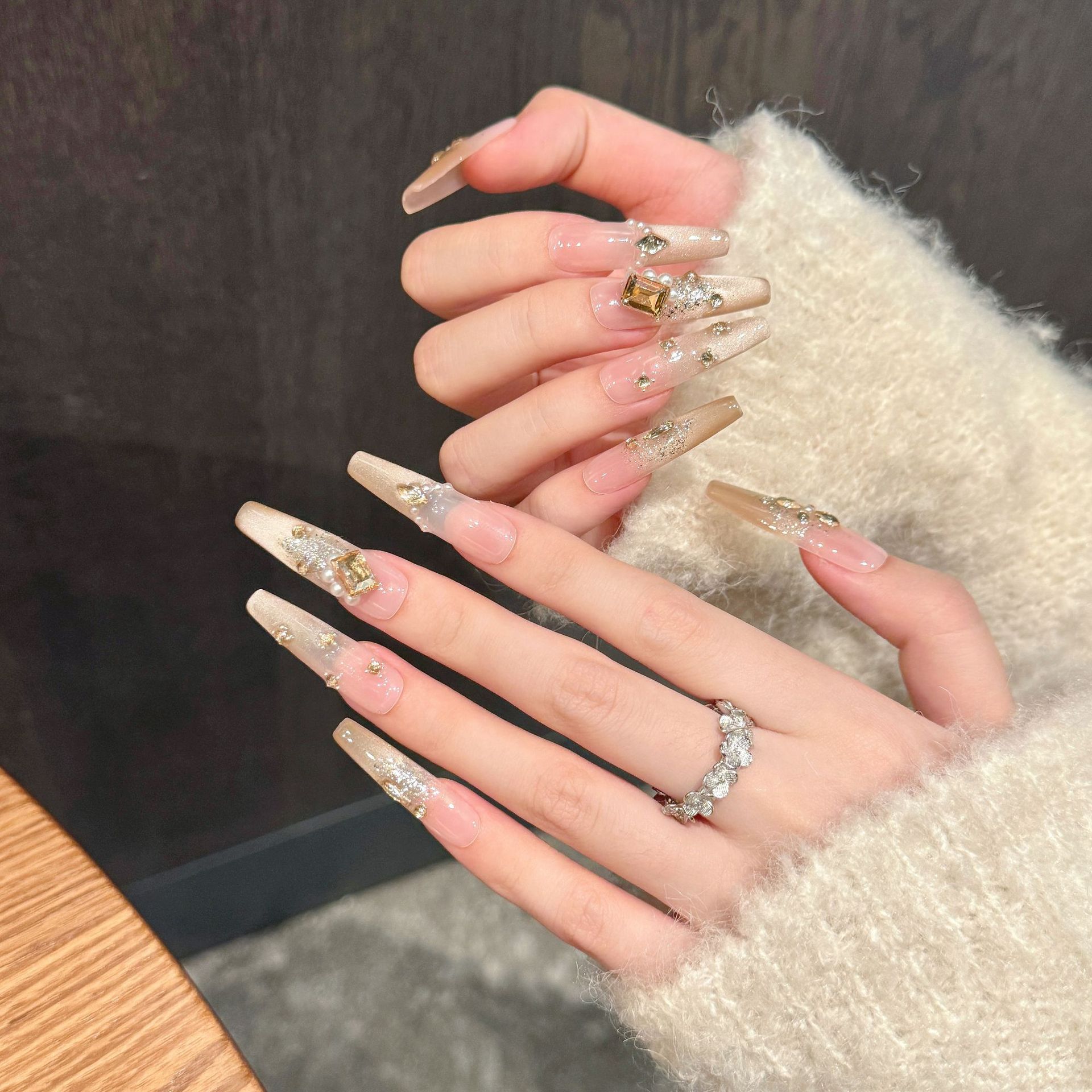 10pcs Pure Hand Pressed Oval/S - Resin Art Glitter reseña y precio
