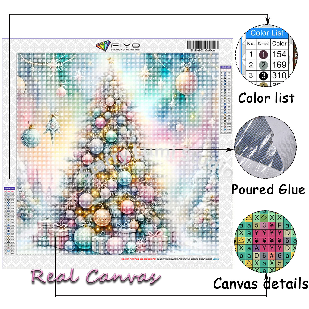 Diamond Painting Kit Christmas - Resin Art Canvas reseña y precio