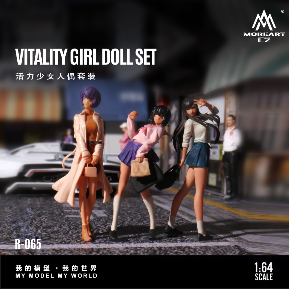 More Art 1:64 Dynamic Girl Dol - Resin Art And Decor reseña y precio