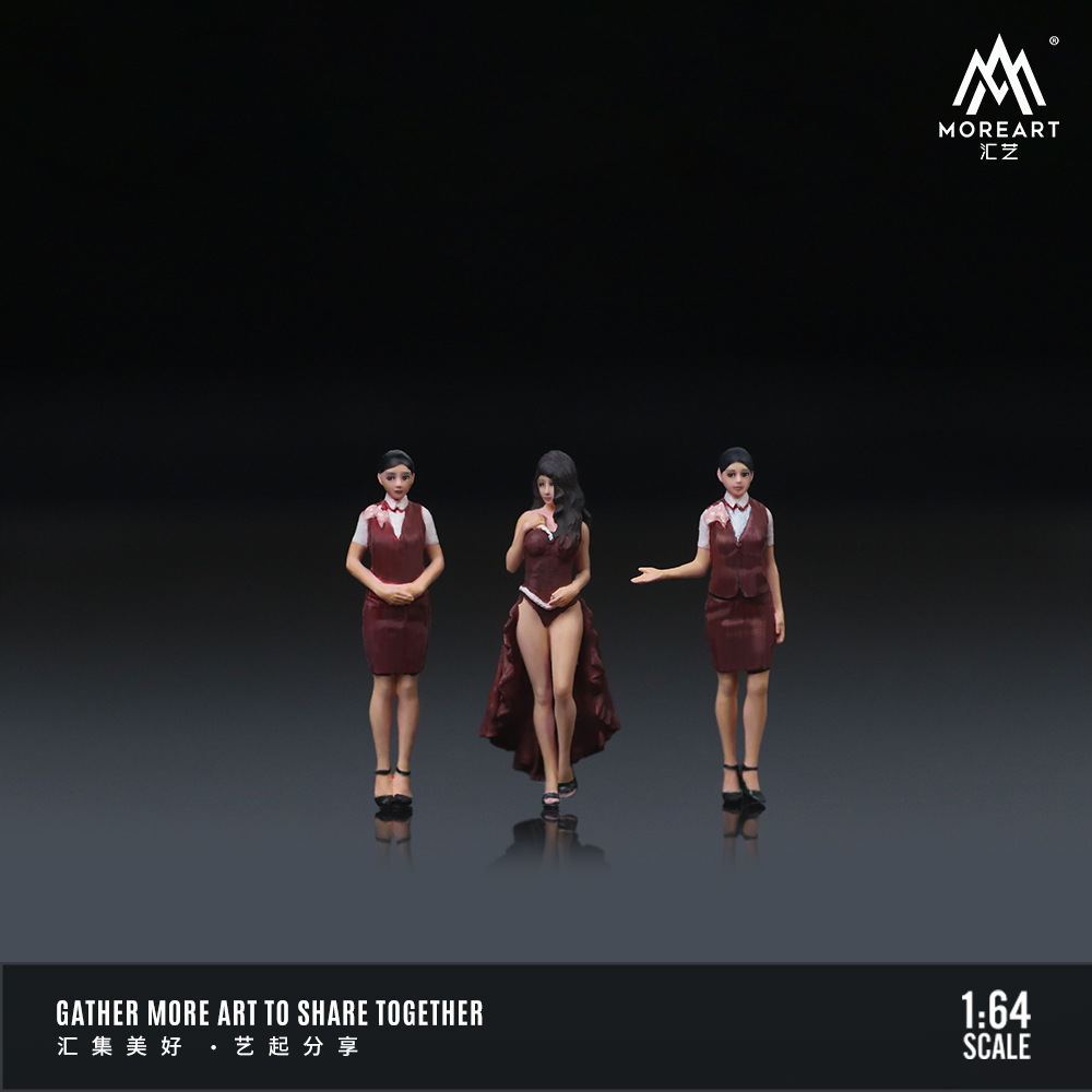 More Art 1:64  Club Girl Waitr - Resin Art And Decor reseña y precio
