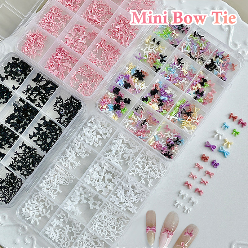 12 Grids Colorful Bowknot Set  - Resin Art And Decor reseña y precio