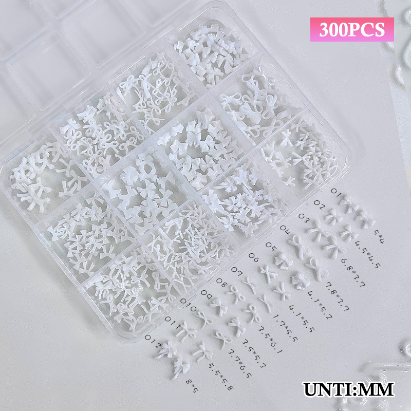 12 Grids Colorful Bowknot Set  - Resin Art And Decor reseña y precio