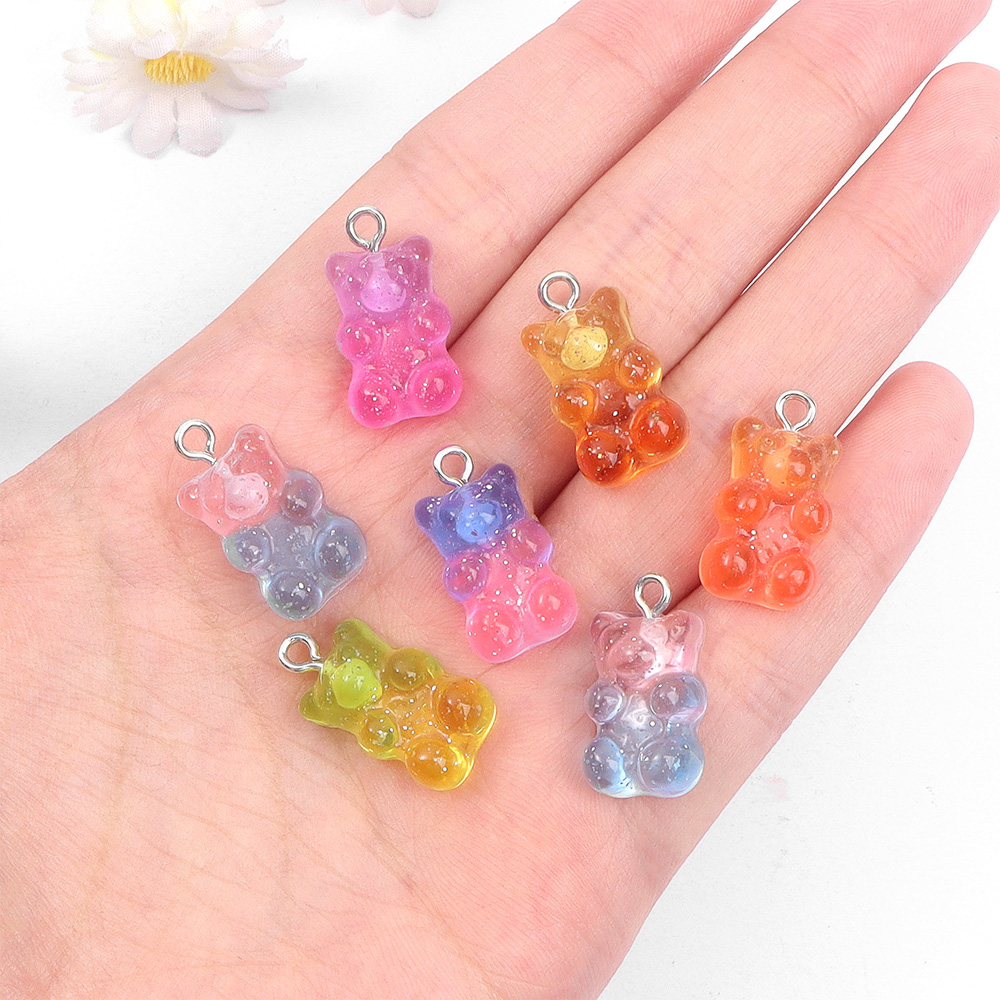 60pcs Dual Color Resin Bear Sh - Resin Art Accessories reseña y precio