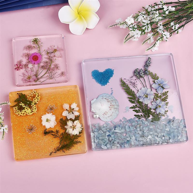 Round Square Rectangle Shape C - Coaster Mold Square reseña y precio