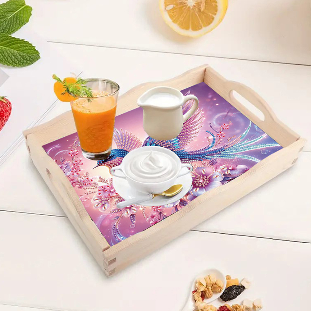 Large Size Diamond Painting Wo - Resin Art Wooden Tray reseña y precio