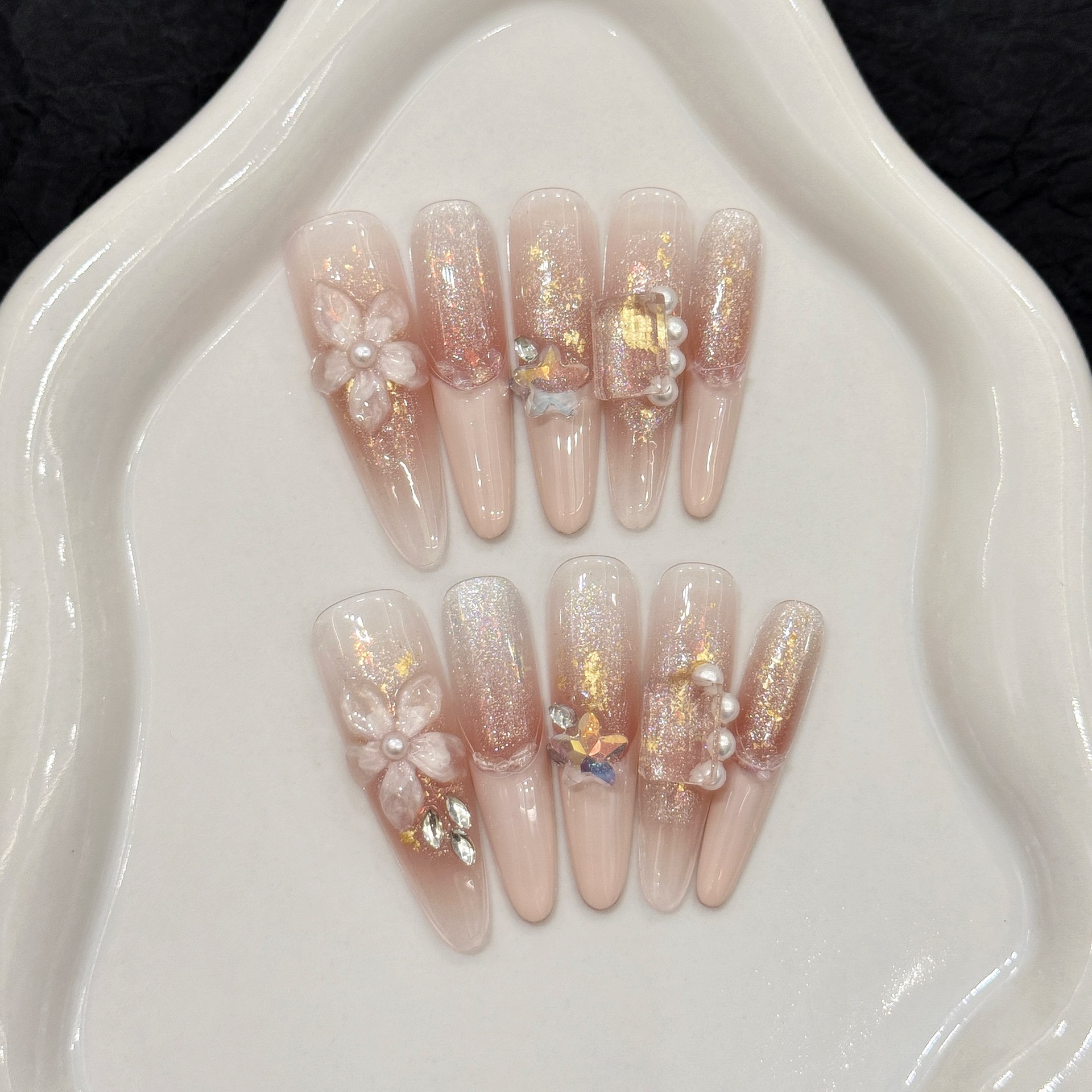 10pcs Pure Hand Pressed Stilet - Resin Art Flowers reseña y precio