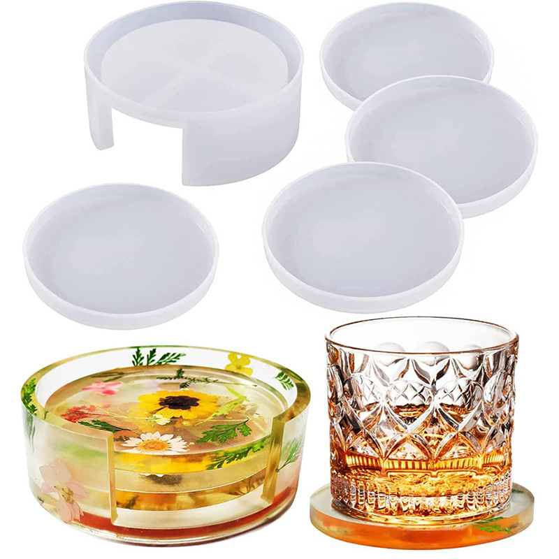 Round Square Coaster Silicone  - Coaster Mold Square reseña y precio