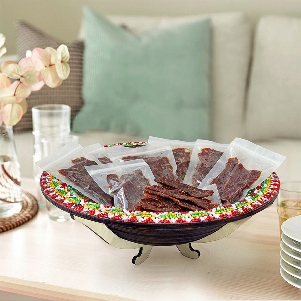 DIY Diamond Painted Wooden Din - Resin Art Wooden Tray reseña y precio