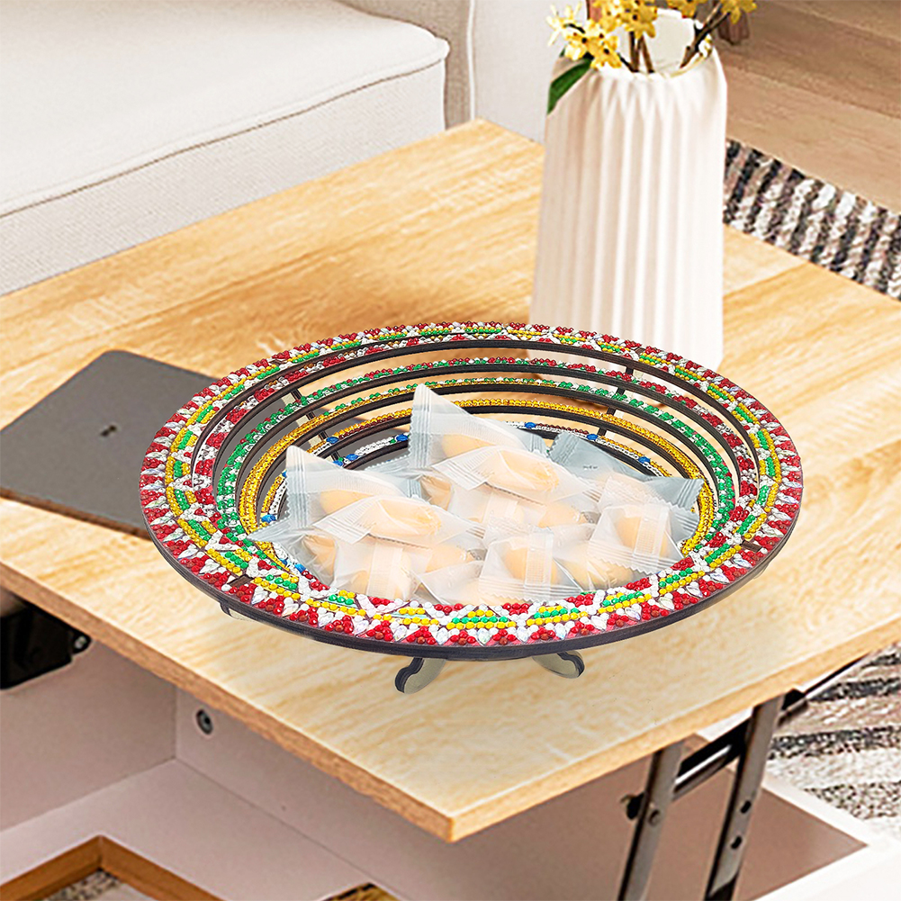 DIY Diamond Painted Wooden Din - Resin Art Wooden Tray reseña y precio