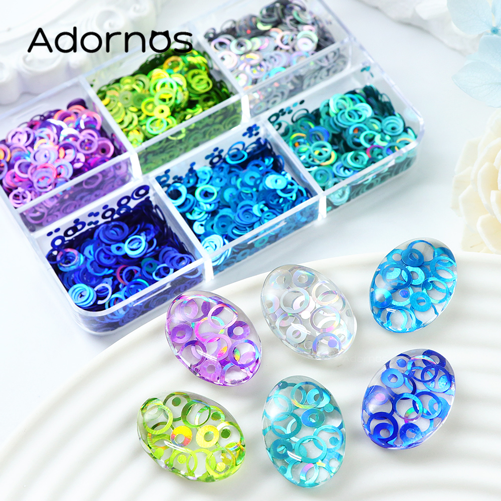 Holographic Bubble Glitter For - Resin Art Uv Light reseña y precio