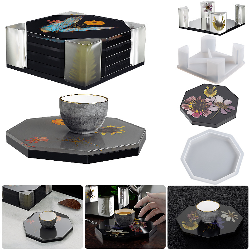 Silicone Coaster Storage Box M - Coaster Mold Square reseña y precio