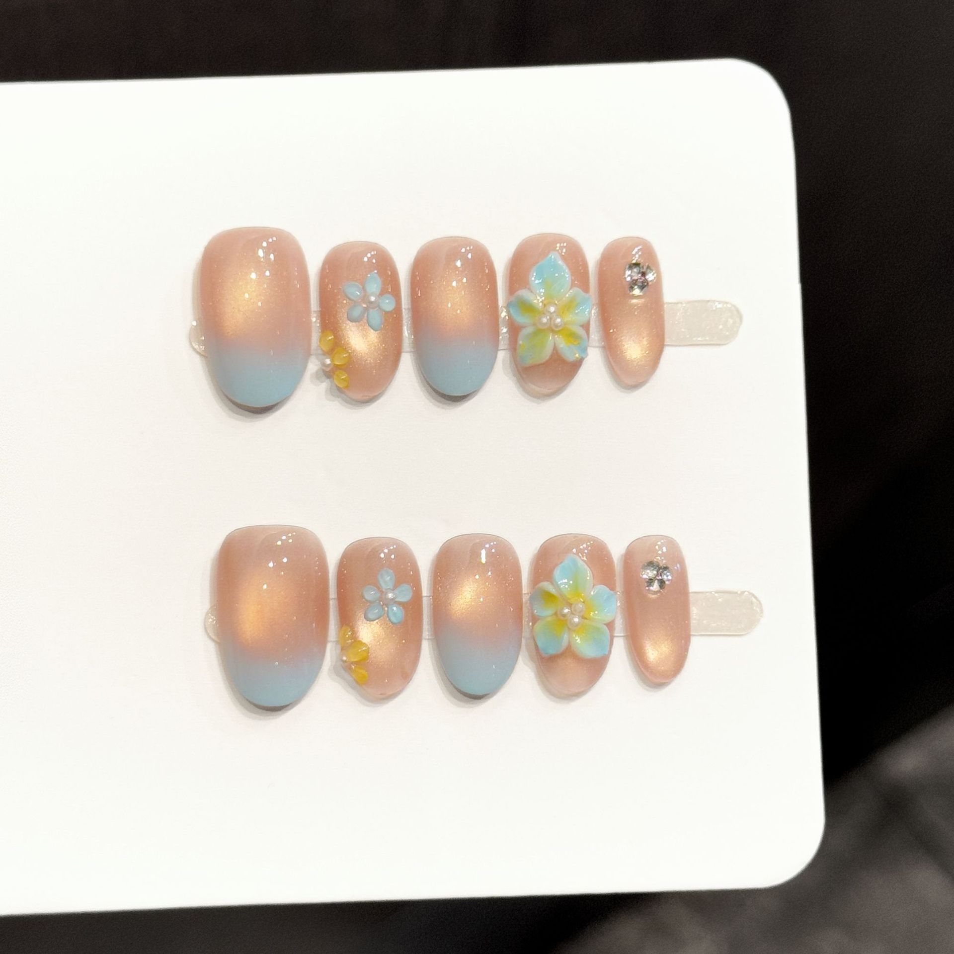 10pcs Pure Hand Pressed Short  - Resin Art Flowers reseña y precio
